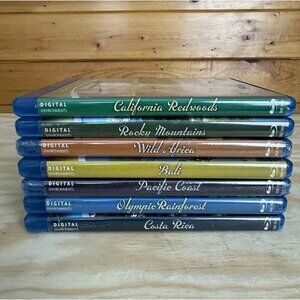 Lot Of 7 Earthscapes Blu-ray Digital Environments Pacific Coast - California